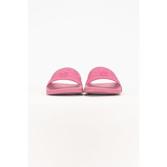 Gucci Pink Rubber Slide Sandals - Picture 2 of 6